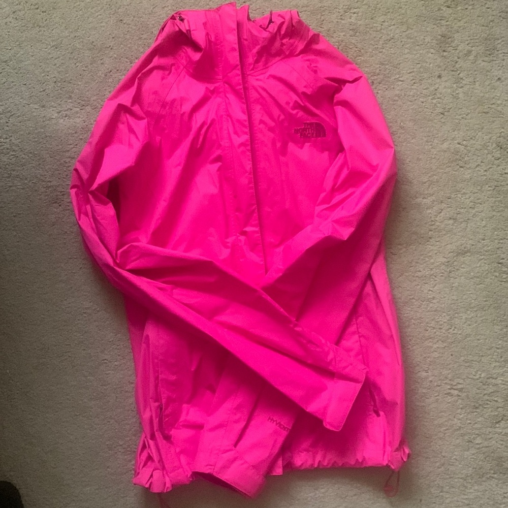 North face neon pink jacket Extra Small (XS)